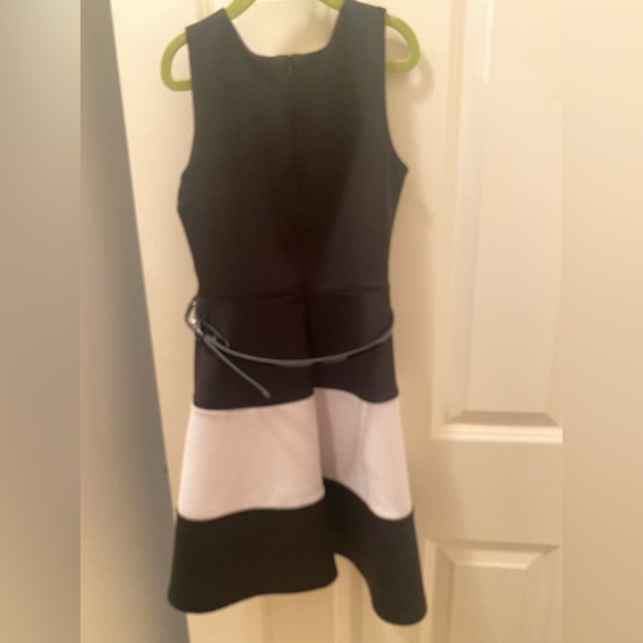 Girls black white holiday dress size 10 - Picture 2 of 3